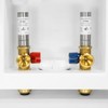 EFIELD Washing Machine Outlet Box with Center Drain 1/2-inch Push-Fit