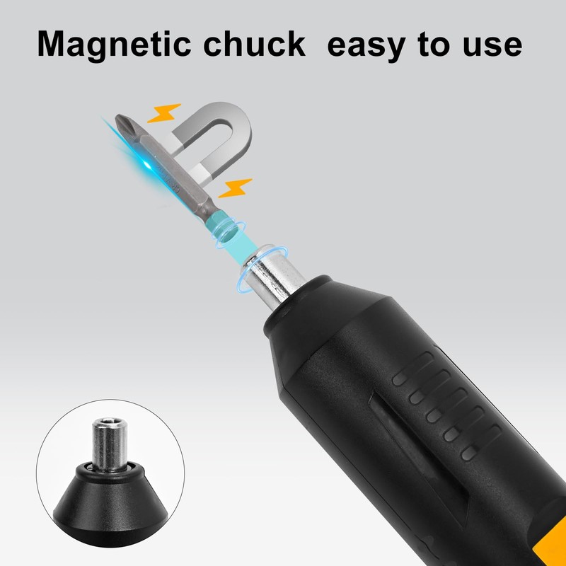 JULIXIN Cordless Screwdriver Rechargeable – Compact Battery Operated Electric Screw
