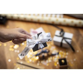 Brother Original Brother textiles TZe-R251 label tape black on white - 24 mm wide, 4 m long (for Brother P-touch H200, H100LB/R, H105, E100/VP, D200/BW/VP, D210/VP, Cube, Cube Plus)