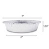 (60 Pack) Premium 7-Inch Round Foil Pans with Board Lids