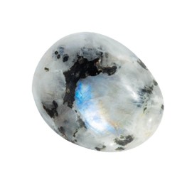 The Chrysalis Stone | Rainbow Moonstone | Tumbled Stone | Size 0.75" - 1.25" | 1 Pc | Crystals and Healing stones, Spiritual Gifts for Women, Reiki, Chakra, Witchcraft, Yoga, Meditation Accessories