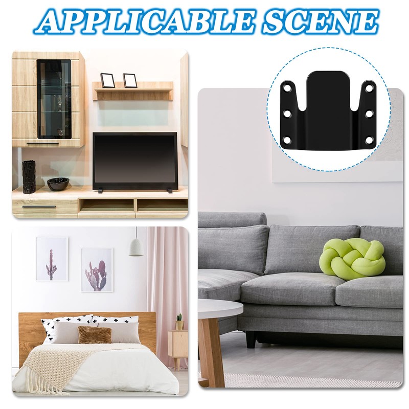 12 Pieces Universal Sectional Sofa Interlocking Metal Couch Connectors Furniture