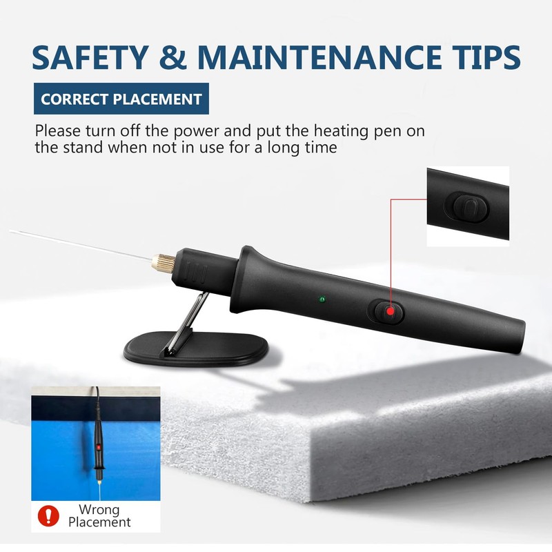 3-in-1 Electric Hot Wire Foam Cutter, 18W Electric Styrofoam Cutting