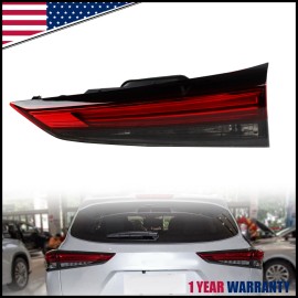 Nakkaa Inner Tail Light For 2020 2021 2022 Toyota Highlander Right Halogen Tail Lamp