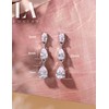 LOLIAS 925 Sterling Silver Dangle Earrings for Women Hypoallergenic CZ