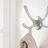 TUNNY 5 Pack Round Coat Towel Hooks - Brushed Nickel
