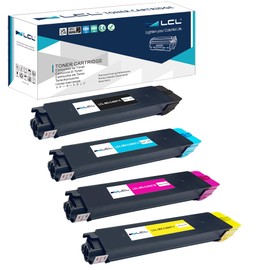 LCL Compatible Toner Cartridge Replacement for Sharp MX-C40 MX-C40NT MX-C40NTB MX-C40NTC MX-C40NTM MX-C40NTY High-Yield MX-C311 MX-C312 MX-C400P MX-C401 MX-C402SC Color Printers (4-Pack KCMY)