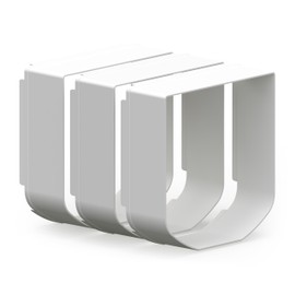 Sure Petcare SureFlap Tunnel Extender, Compatible with SureFlap Microchip Cat Flap & Cat Flap Connect, Wall Installation Accessory, White (Pack of 3)