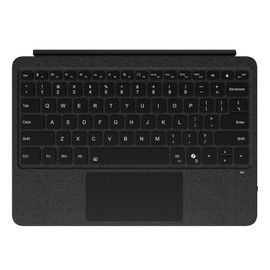 NUWONAYA Keyboard for Surface Pro 12 inch 2025 (12th Generation) Device, Portable Slim Type Cover for Surface Pro, Wireless Keyboard with Multi-Touch Trackpad,7 Color Backlit (Black)