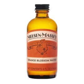 Nielsen-Massey Orange Blossom Water for Baking, Cooking and Drinks, 4 Ounce Bottle