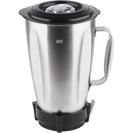 Felji Premium Stainless Steel Jar with Bottom Cap and Blade Compatible with Oster Pro 1200 Blender