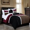 Chezmoi Collection Bernard 7-Piece Full Bed in a Bag Comforter