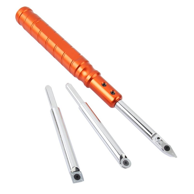 O'SKOOL Carbide Wood Turning Tools Set for Lathe Includes Diamond,
