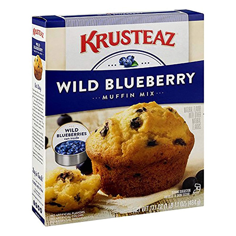 Krusteaz Wild Blueberry Muffin Mix, 17.1 OZ (Pack of 3)