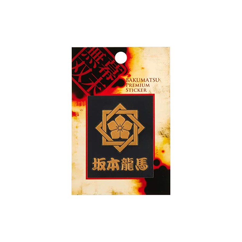 Bakumatsu Family Crest Makie Sticker Sakamoto Ryoma