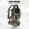 Kalkal Turkey Vest with Seat, Lightweight Camo Turkey Hunting Vest