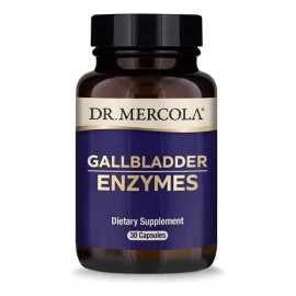 Dr. Mercola Suplemento Nutricional Gallbladder Enzymes 30 Cápsulas
