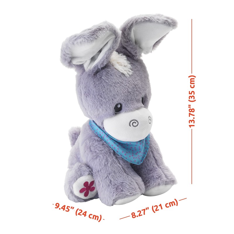 KiddoLab Peek-A-Boo Donkey: Soft Stuffed Animal Toy for Infants 6-18