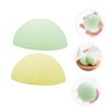 BIUDECO 2pcs Facial Sponges Dual-sided Exfoliating Cleansing Tools for Women