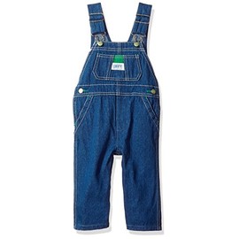 Liberty boys Denim Bib Overalls, Rigid Blue, 6 US