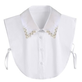 WENLOOY Detachable Blouse Half Shirts Dickey Collar Faux False Collar for Women & Girls