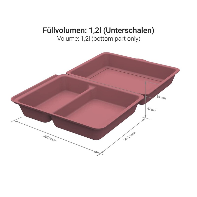 elastoREuse Menu Box Take Away Packaging - Food Container to