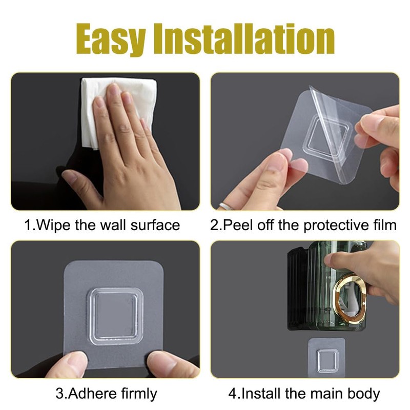 Automatic Toothpaste Dispenser,No-hole Installations Toothpaste Squeezer Wall Mounted for Home