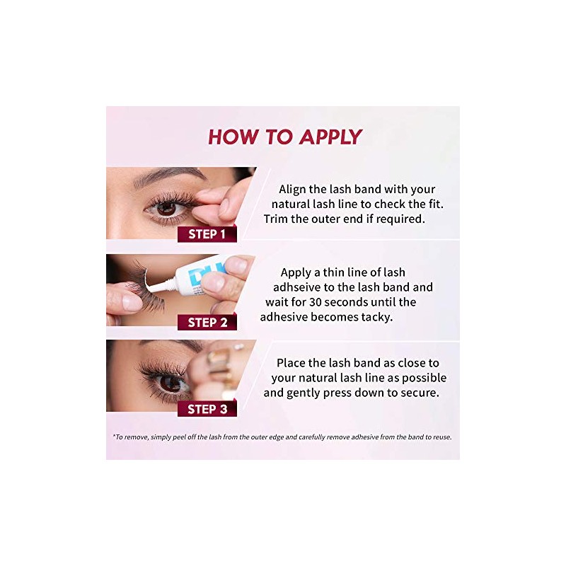 Ardell Pestañas postizas Baby Demi Wispies Negro (paquete de 4)