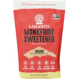 Lakanto Sweetener Golden Monkfruit 28.22 Oz (Pack Of 8)