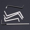 Loboo Idea 5 Piece Locksmith Lock Picking Tension Wrench Tool