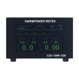 Digital SWR Power Meter 200 W Digital Power Standing Wave Meter 1.8-54 MHz Frequency 4.3 Inch IPS Colour LCD Display