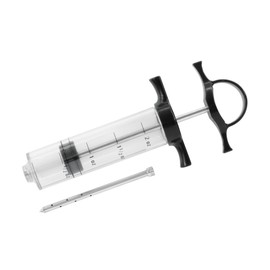 Mr. Bar-B-Q, Inc. 40100X Seasoning/Marinade Injector, Clear/Black, 40100Y