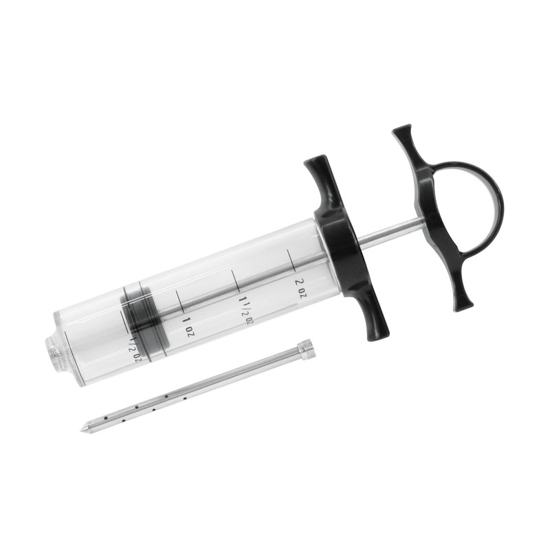Mr. Bar-B-Q, Inc. 40100X Seasoning/Marinade Injector, Clear/Black, 40100Y