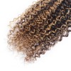 P4/27 Human Hair Bundles Highlight Kinky Curly Bundles 22 24