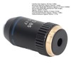 60X Achromatic Objective Brass Microscope Objective Lens with Interface 20.2mm