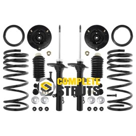 Rear Air Suspension to Shocks & Coil Springs Conversion Kit Replacement for 1988-1994 Lincoln Continental (Pair)