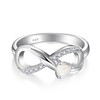STARCHENIE Infinity Promise Ring 925 Sterling Silver Angel Wings Heart