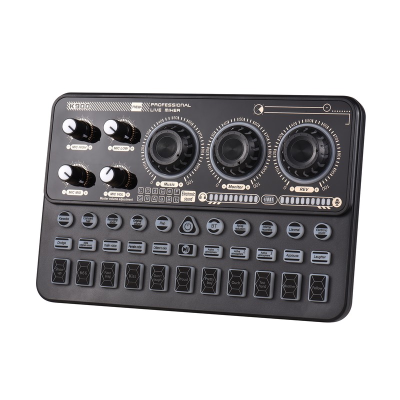 SK900 Multi-function Mixer Portable Digital Sound Card Kit Professional Live