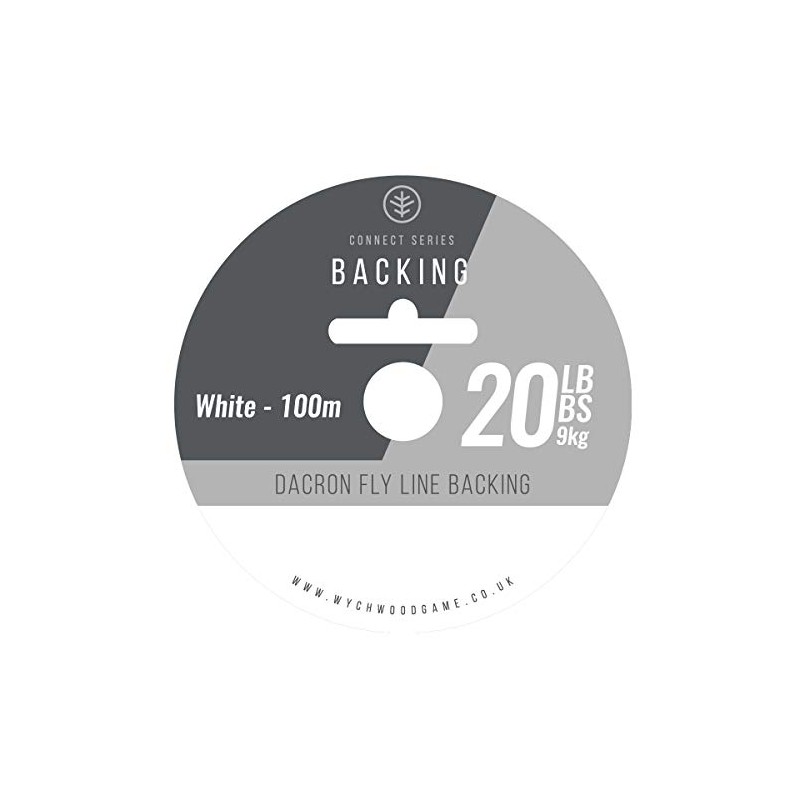 Wychwood - Game Dacron Flyline Backing 20LB White 100m 20