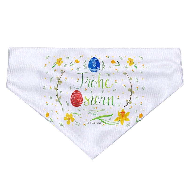 Mr. & Mrs. Panda Dog Bandana L Frohe Ostern, Gift,