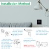 Wengart Digital Thermostat WG8818,AC230V 3A LCD Digital Display with Programming