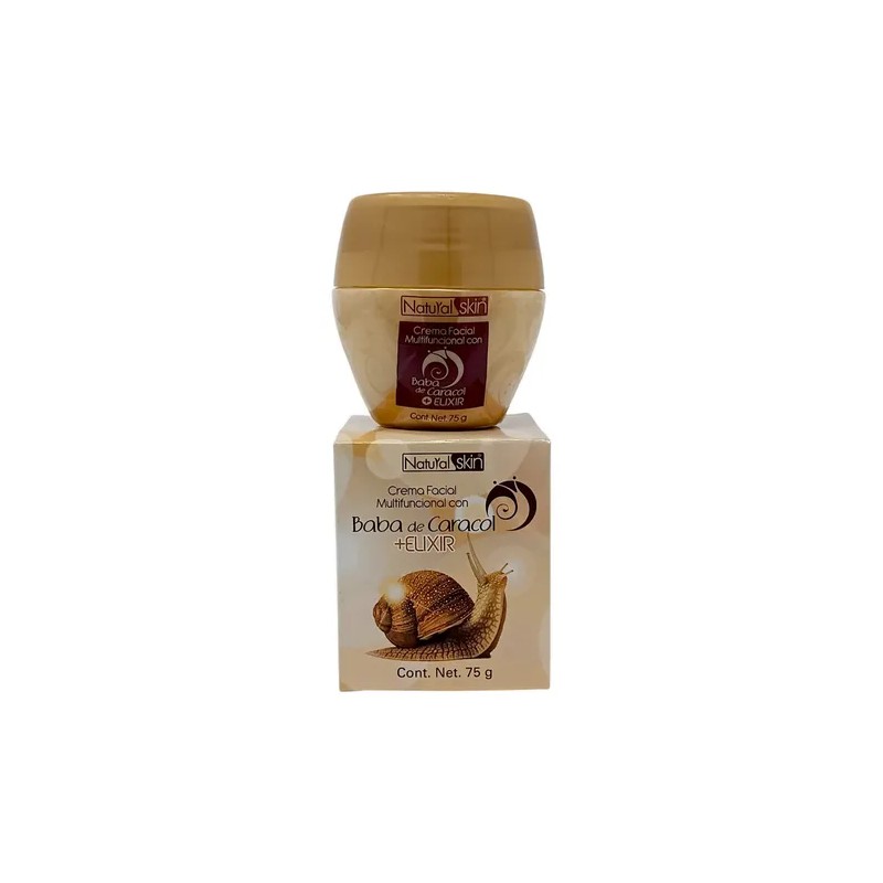 Crema Facial Multifuncional Con Baba De Caracol + Elixir 75g