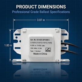 CC1420P /A V1 Magnetic Preheat Start Fluorescent Ballast for Robertson