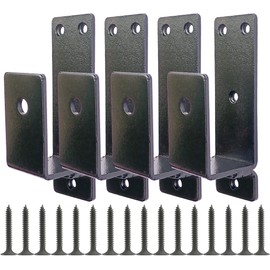 4 PCS Door Barricade Brackets. Upgrade Door Barricade Security Bar Provide Our Home Under The Safety Environment. Door Barricade for Your Home, Garages, Basements, Sheds, Warehouses, Backyards.