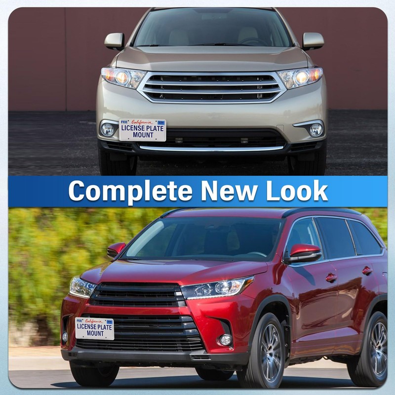 Heavy Duty Front License Plate Frame Compatible with Toyota RAV4