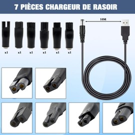 Shaver Charger, Universal Cable for Various Brands