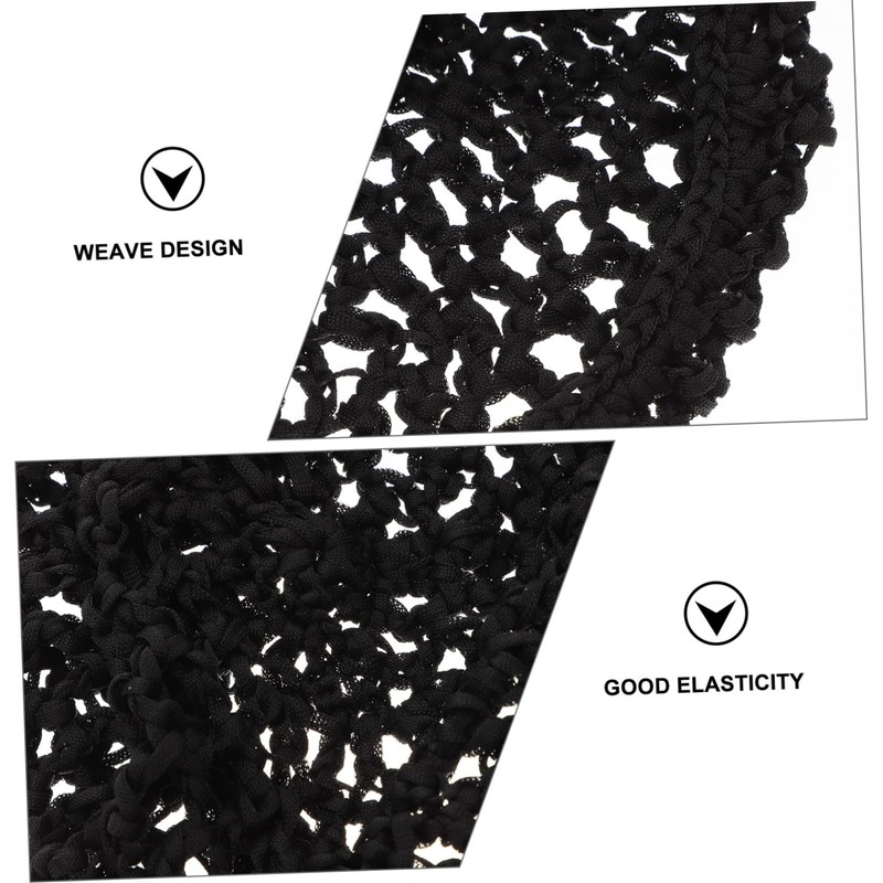 Baluue 5Pcs Mesh Hair Net Knit Snood Hat for Women