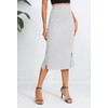 Urban CoCo Women's Stretch Office Fishtail Pencil Skirt High Waist