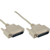 InLine® 11112M Serial Cable 25-Pin Male/Male Moulded 1:1 Assigned 2