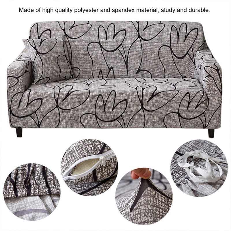 Non‑slip Elastic Printing Dustproof Slipcover Sofa Cover Cushion Cover (For